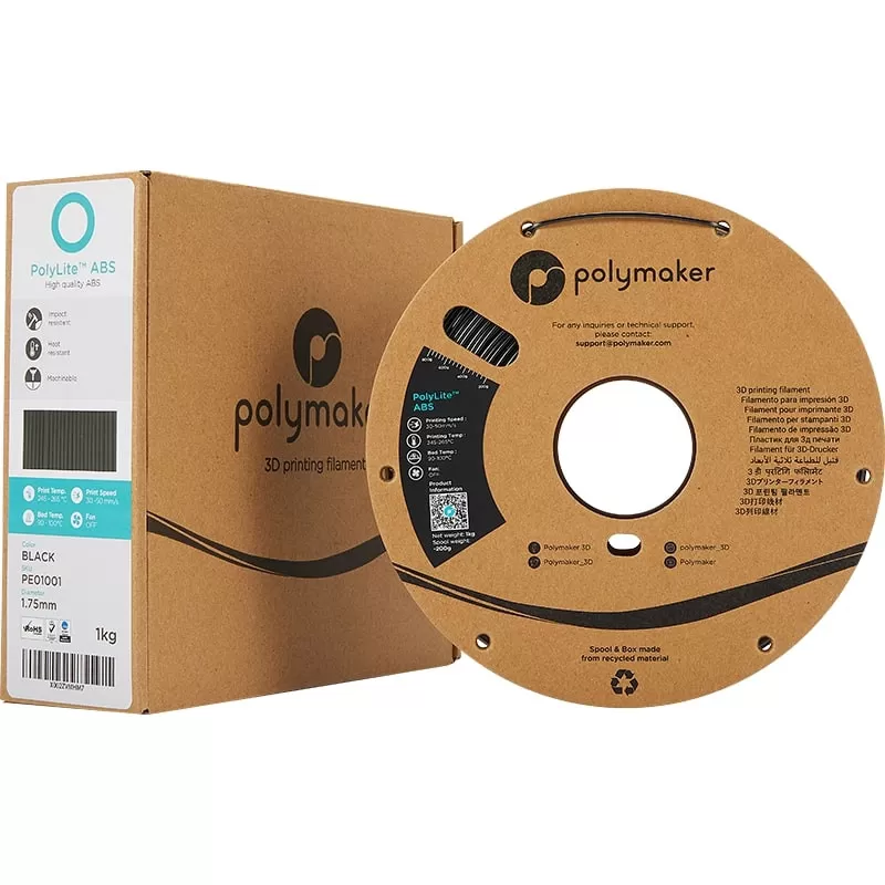 PolyLite ABS Noir - 1.75mm - 1 kg